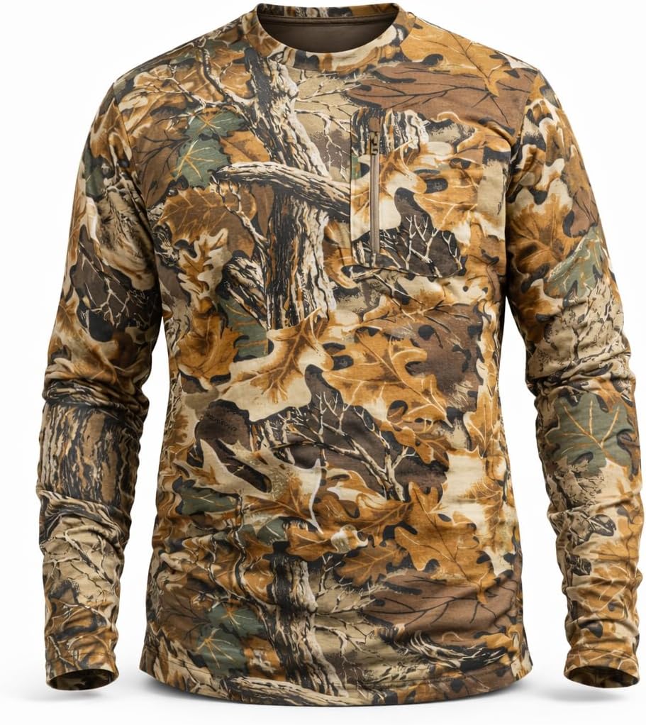 Camo Hunting Long Sleeve Shirt Situation — WeirdThingsToBuy weird find