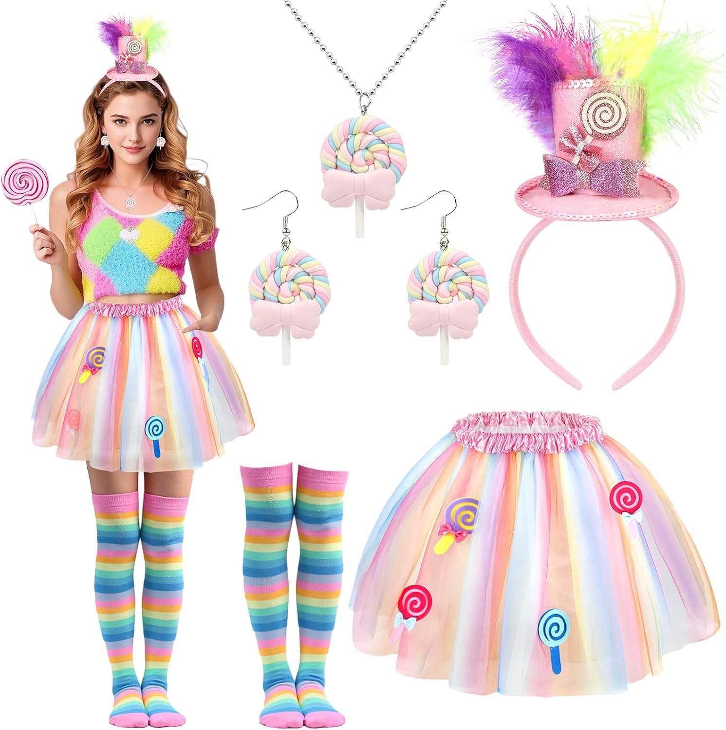 Candyland Candy Costumes Women Top — WeirdThingsToBuy weird find