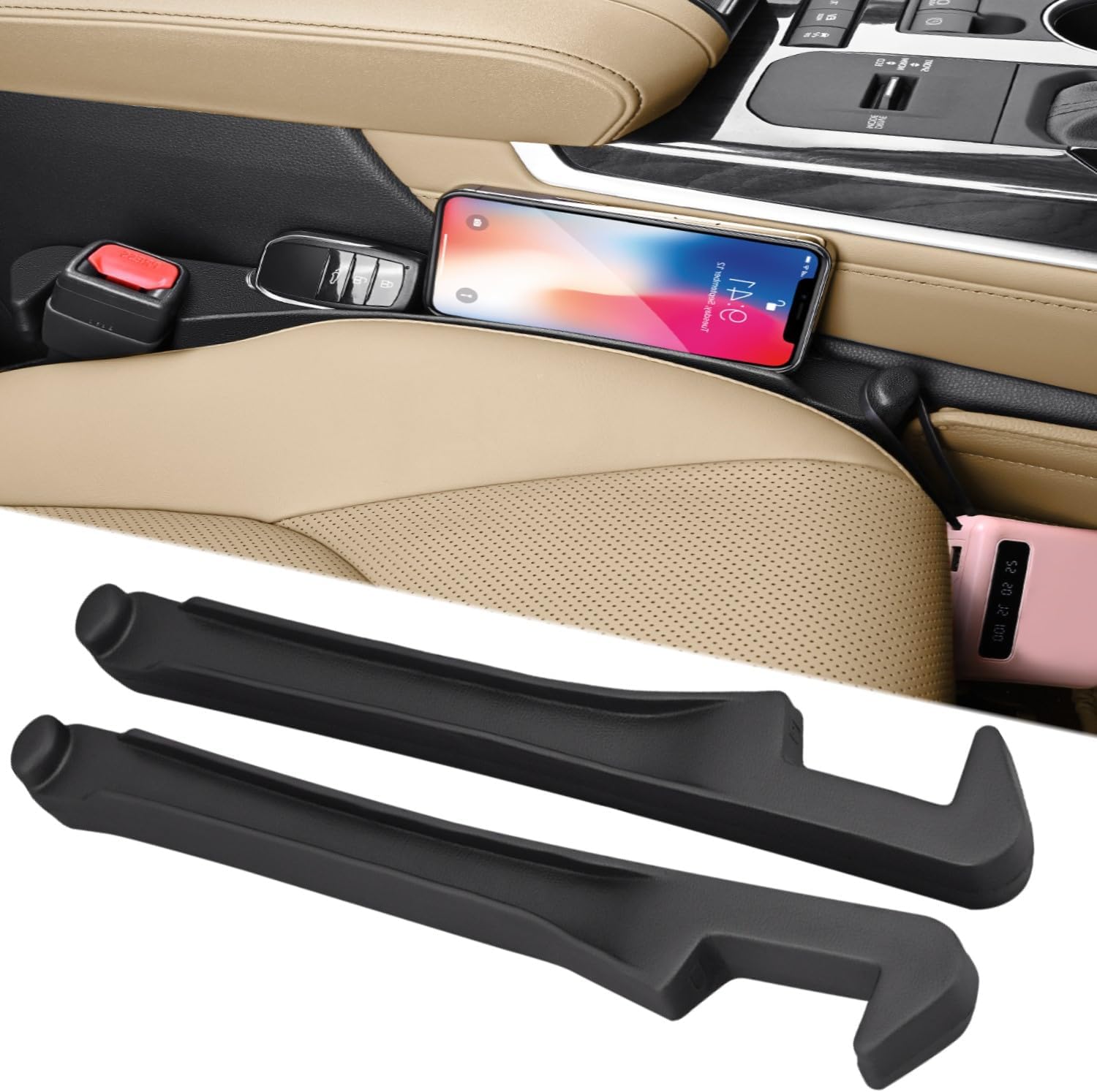 Car Seat Gap Filler Soft Energy — WeirdThingsToBuy weird find