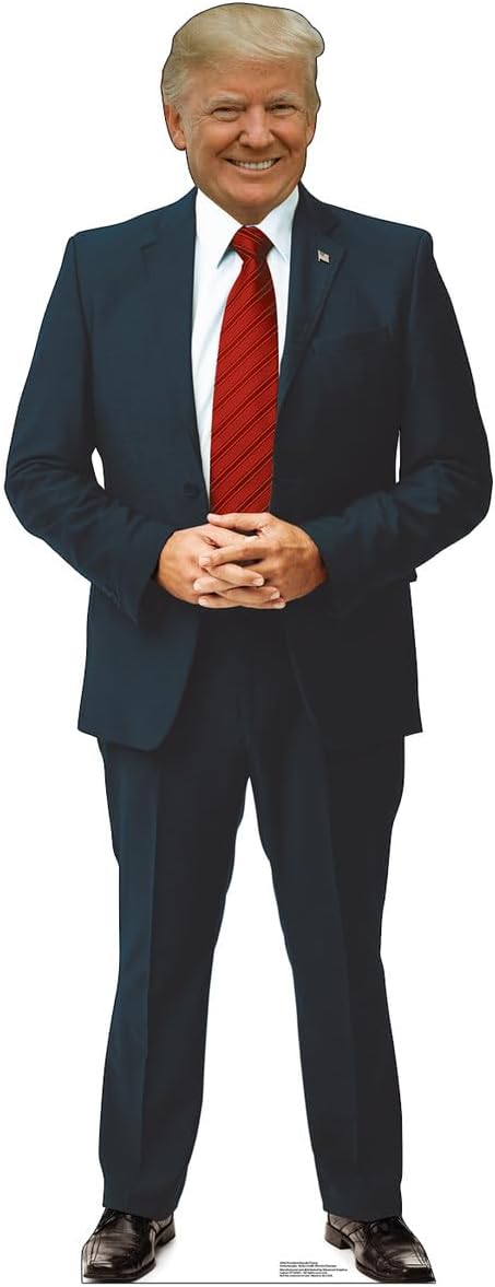 Cardboard People President Donald Trump Energy — WeirdThingsToBuy weird find