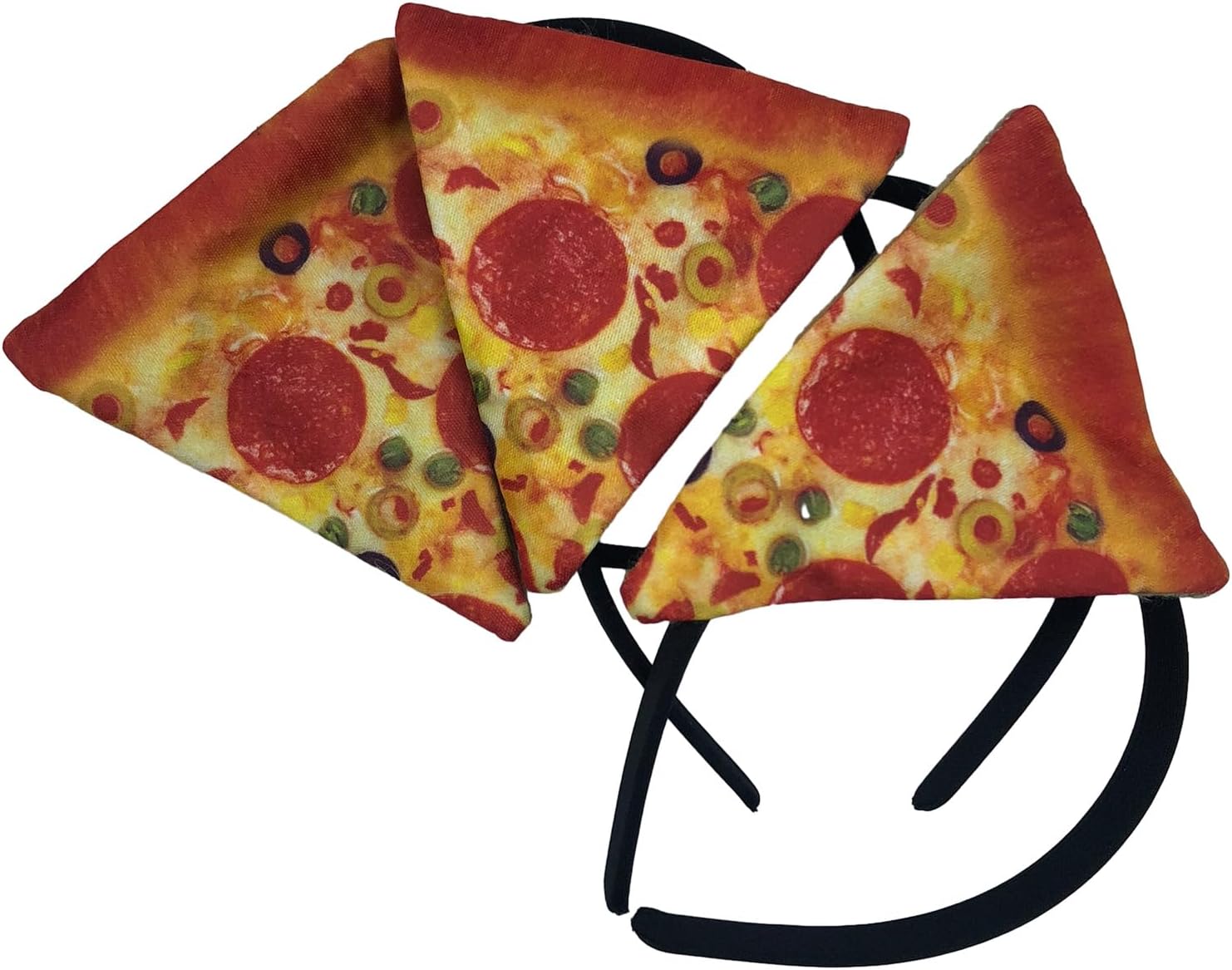 Carnival Pizza Headband Christmas Carnival Situation — WeirdThingsToBuy weird find