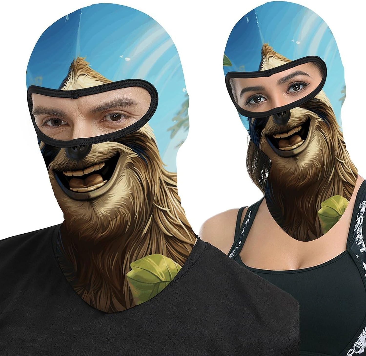 Cartoon Funny Sloth Ski Mask — WeirdThingsToBuy weird find