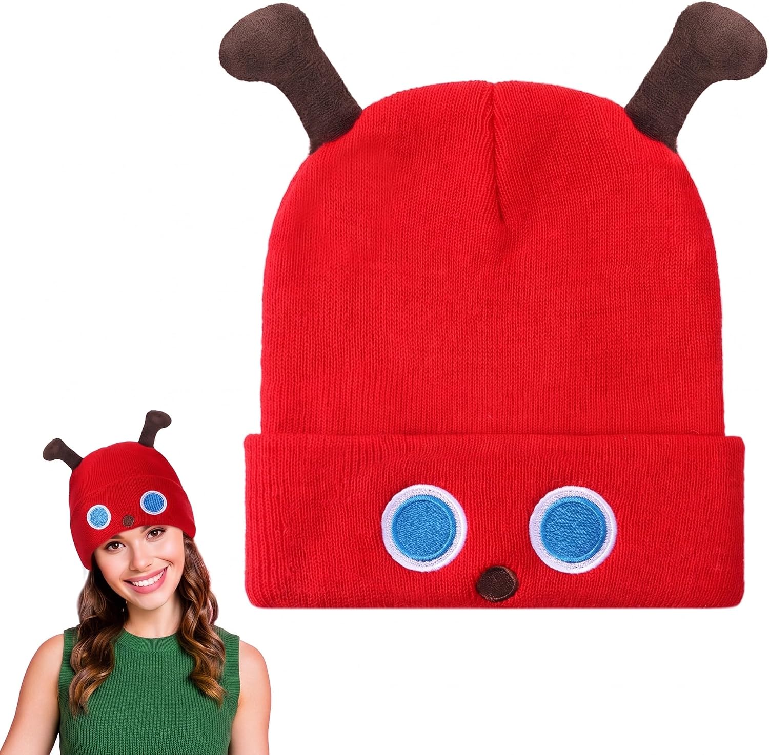 Caterpillar Beanie Adults Halloween — WeirdThingsToBuy weird find