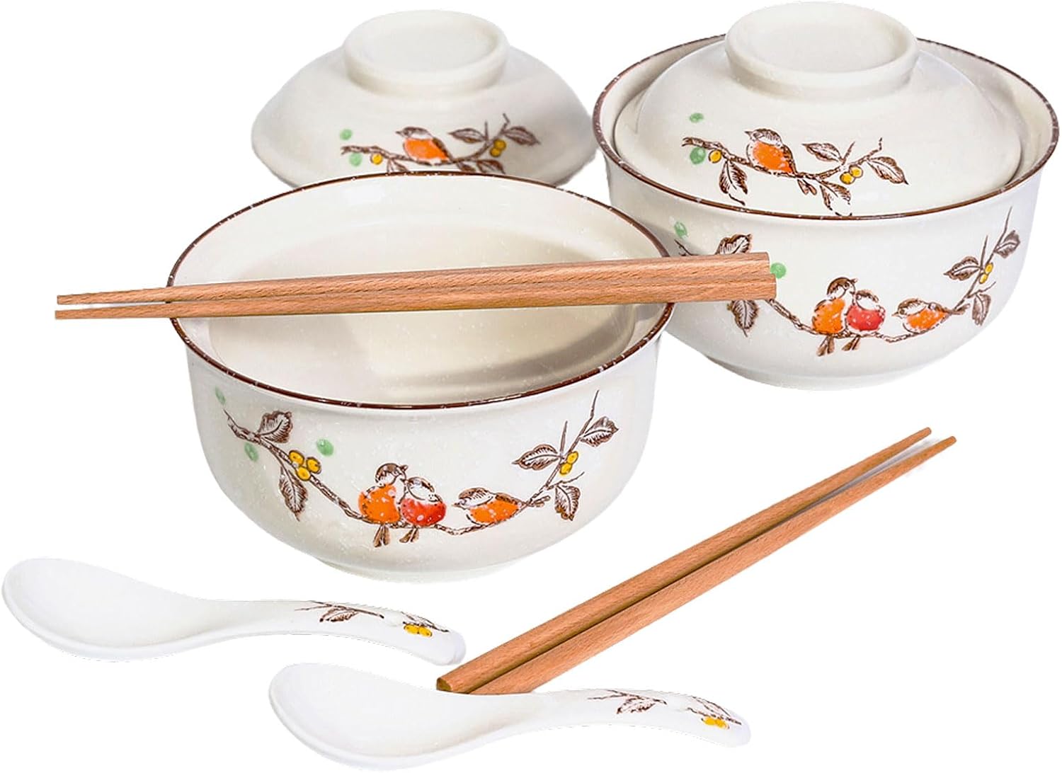 Ceramic Ramen Bowl Set 800ml — WeirdThingsToBuy weird find