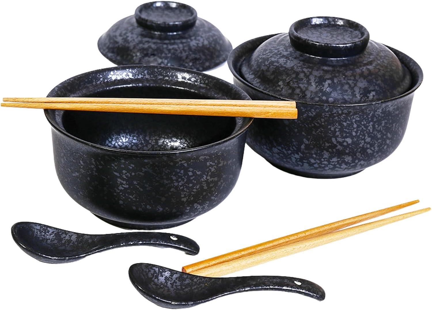 Ceramic Ramen Bowl Set 800ml — WeirdThingsToBuy weird find
