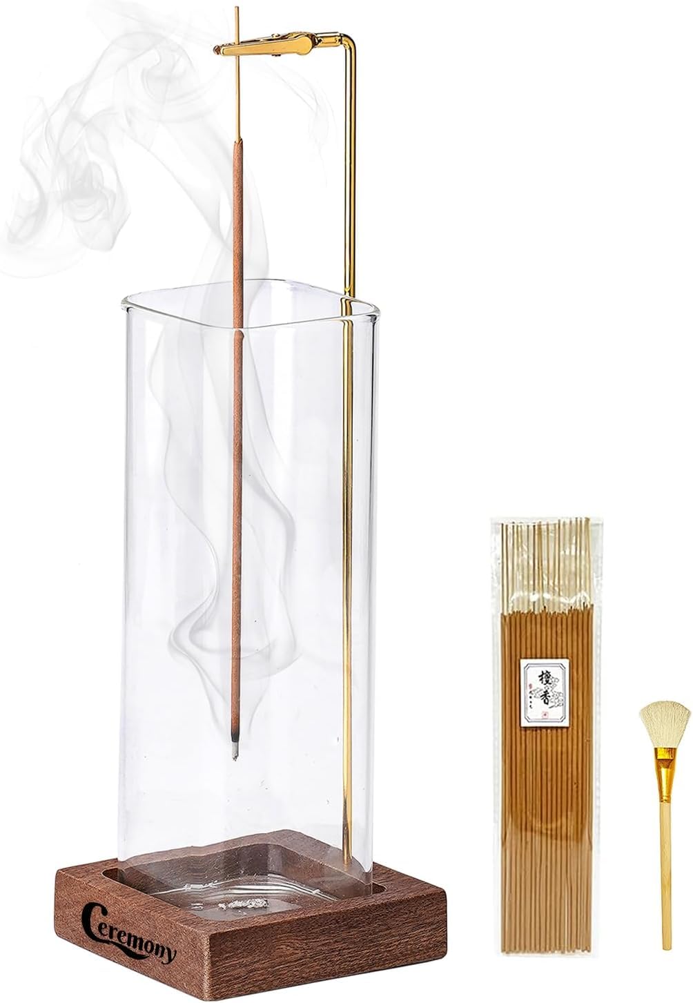 Ceremony Incense Holder Wooden Incense Energy — WeirdThingsToBuy weird find