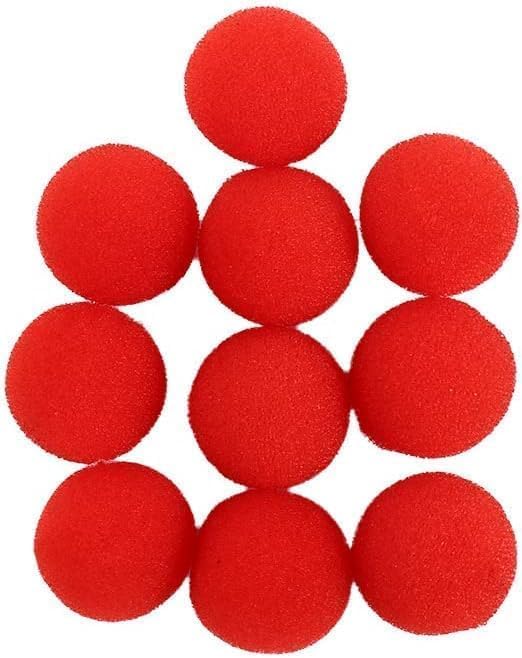 Certified 10pcs Red Sponge Balls Soft — WeirdThingsToBuy weird find