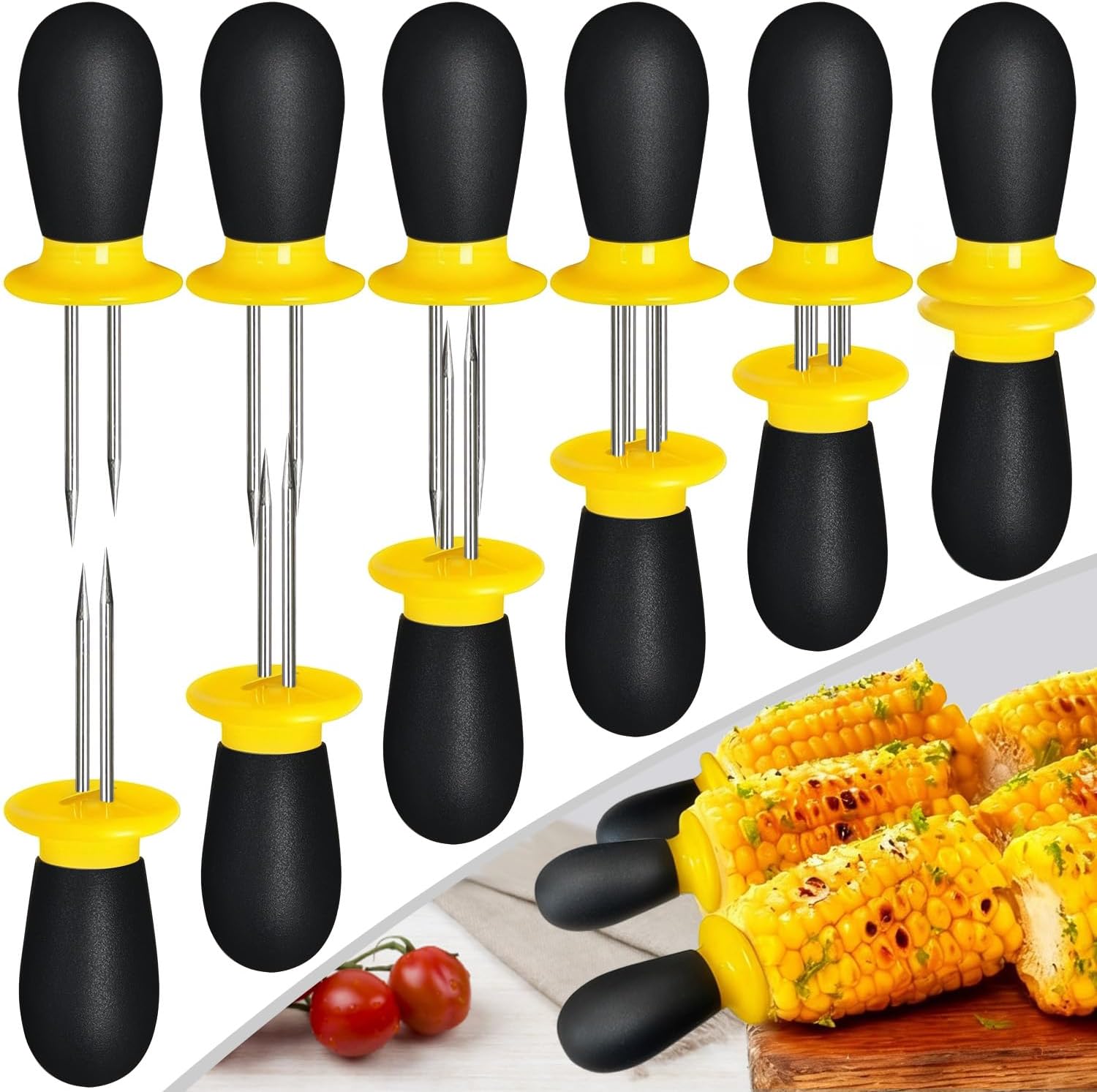 Certified 12 6 Pairs Corn Holders — WeirdThingsToBuy weird find
