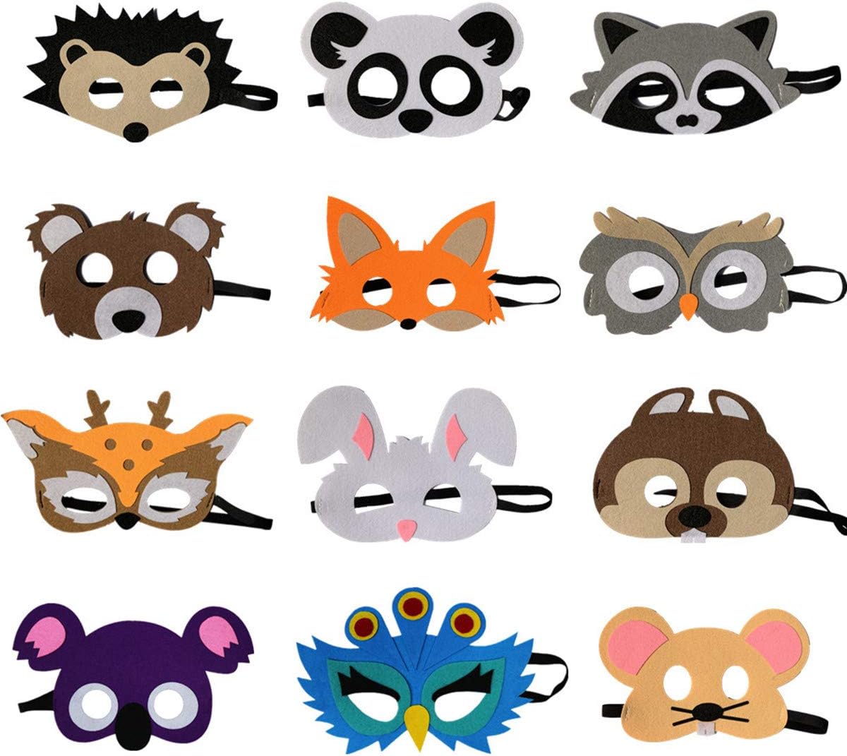 Certified 12pc Forest Friends Animals Felt — WeirdThingsToBuy weird find