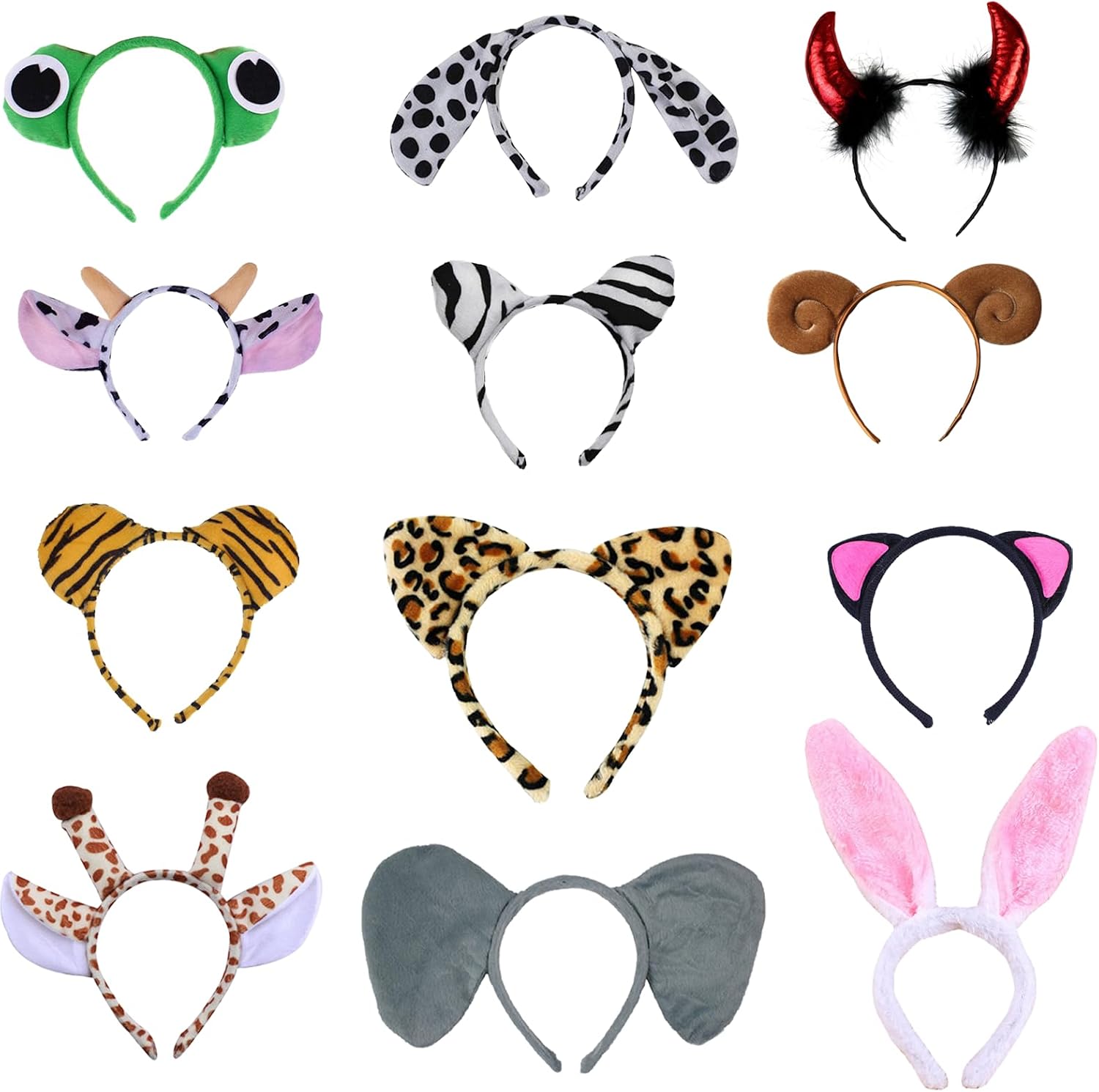 Certified 12pcs Jungle Animal Ears Headbands — WeirdThingsToBuy weird find