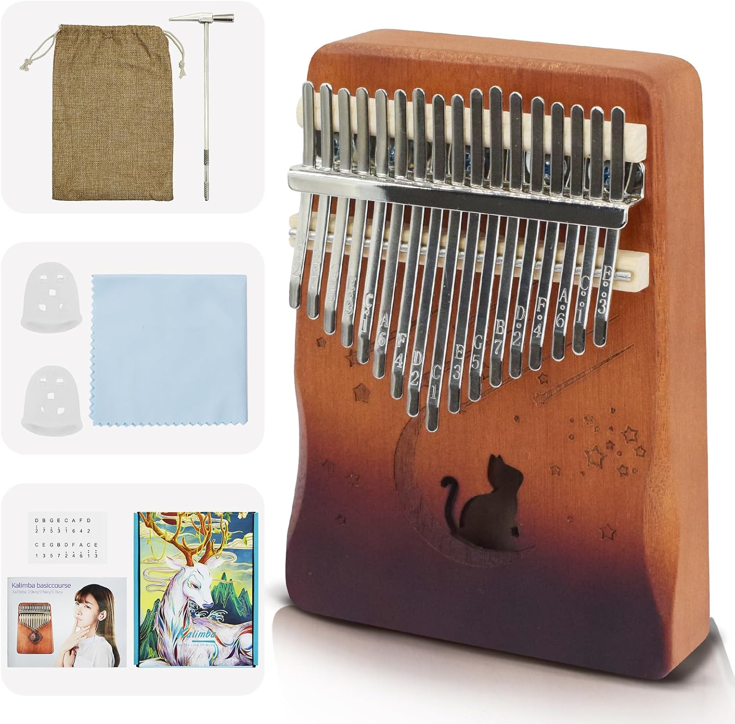 Certified 17 Key Kalimba Thumb Piano — WeirdThingsToBuy weird find
