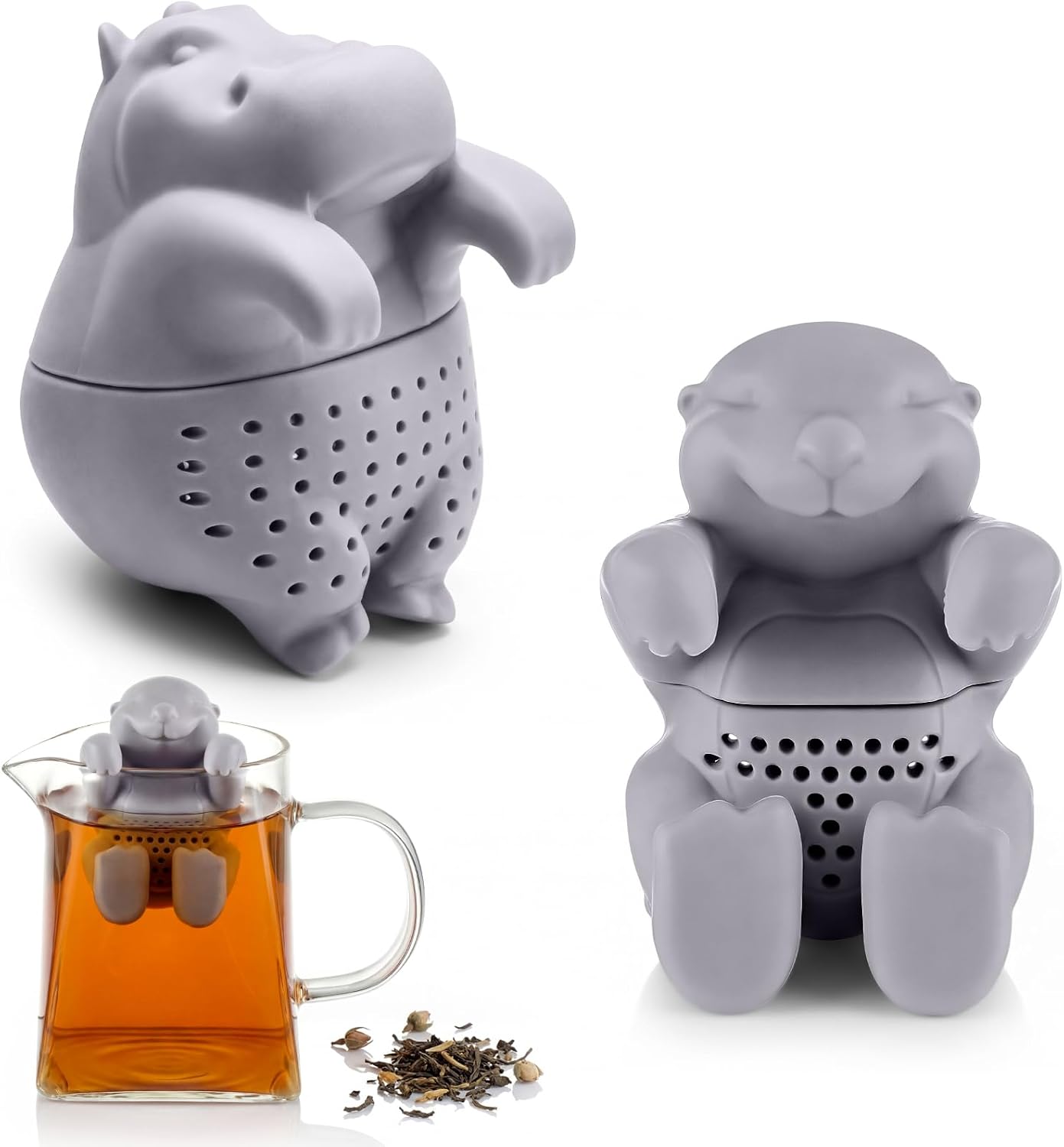 Certified 2 Animal Silicone Tea Infuser — WeirdThingsToBuy weird find