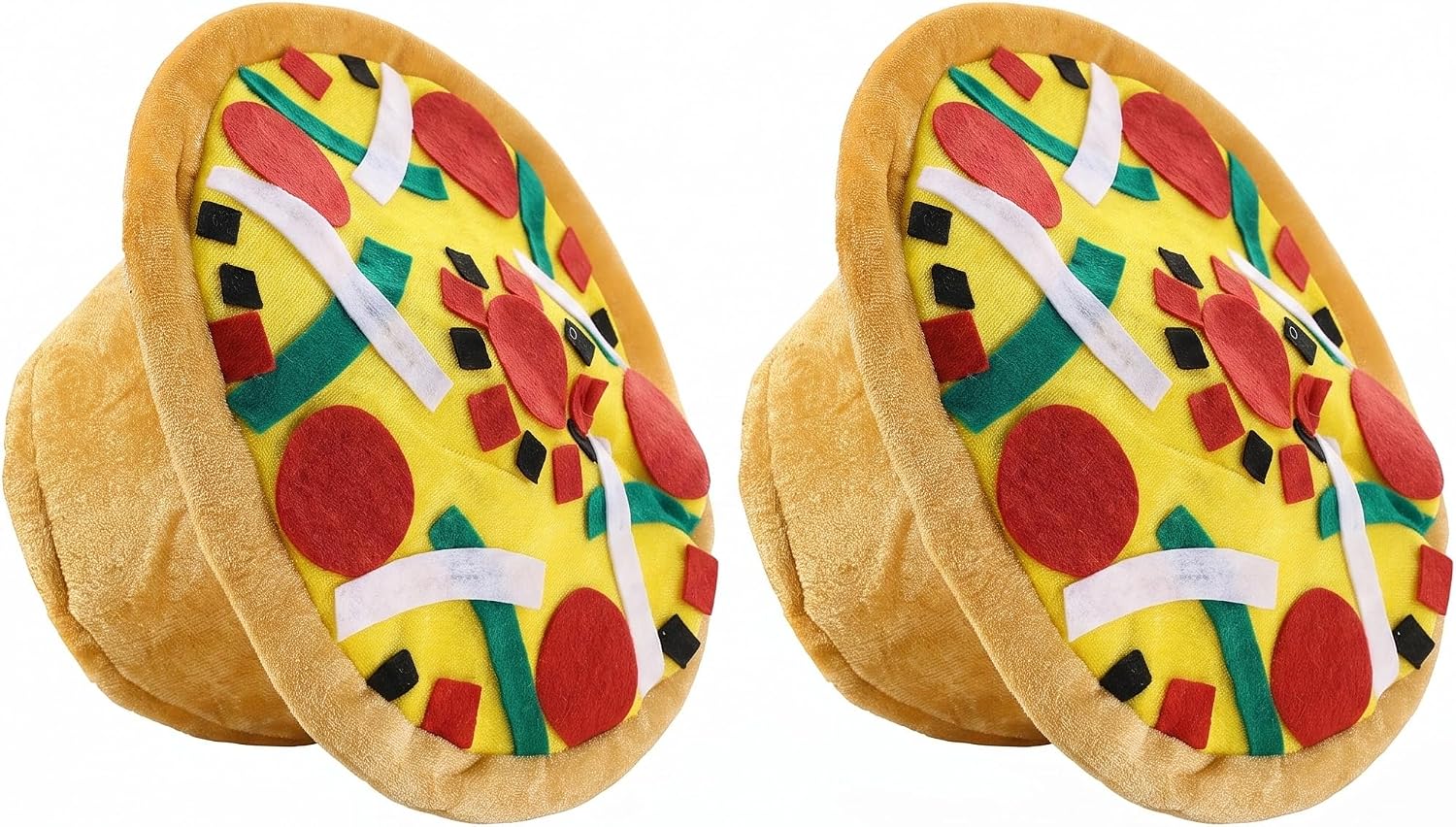 Certified 2 Crazy Pizza Hat Felt — WeirdThingsToBuy weird find