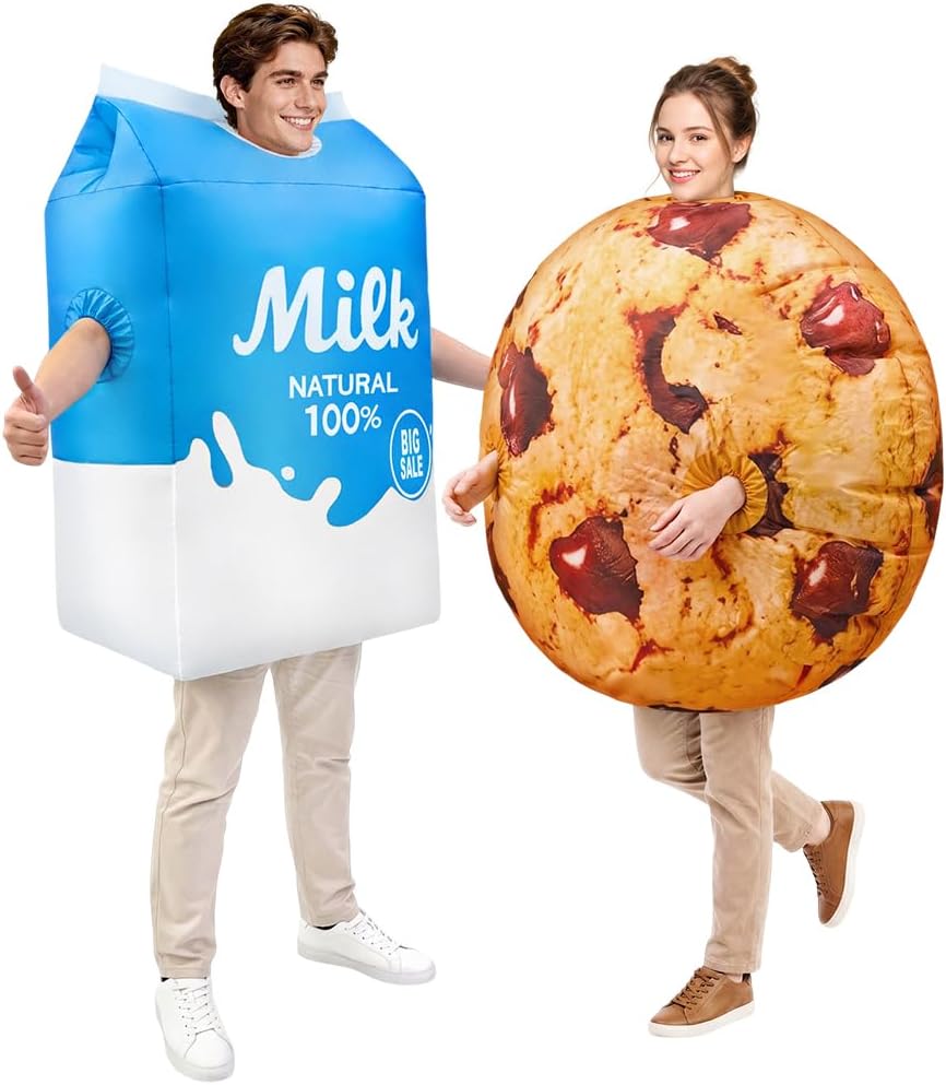Certified 2 Pack Inflatable Milk Cookie — WeirdThingsToBuy weird find
