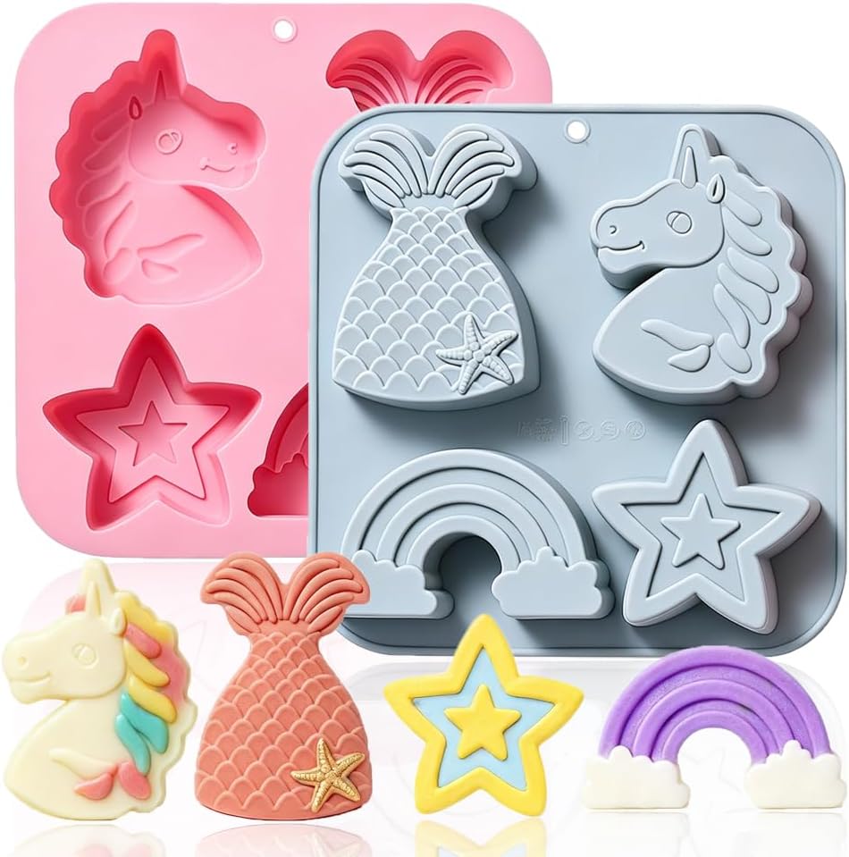 Certified 2 Pack Silicone Soap Molds — WeirdThingsToBuy weird find
