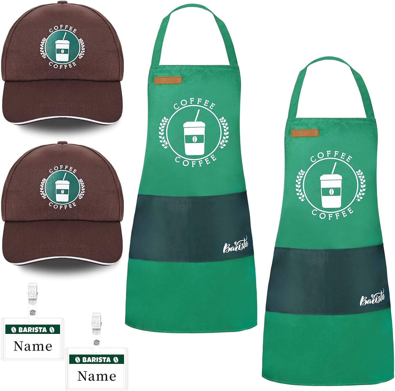 Certified 2 Set Barista Costume Coffee — WeirdThingsToBuy weird find