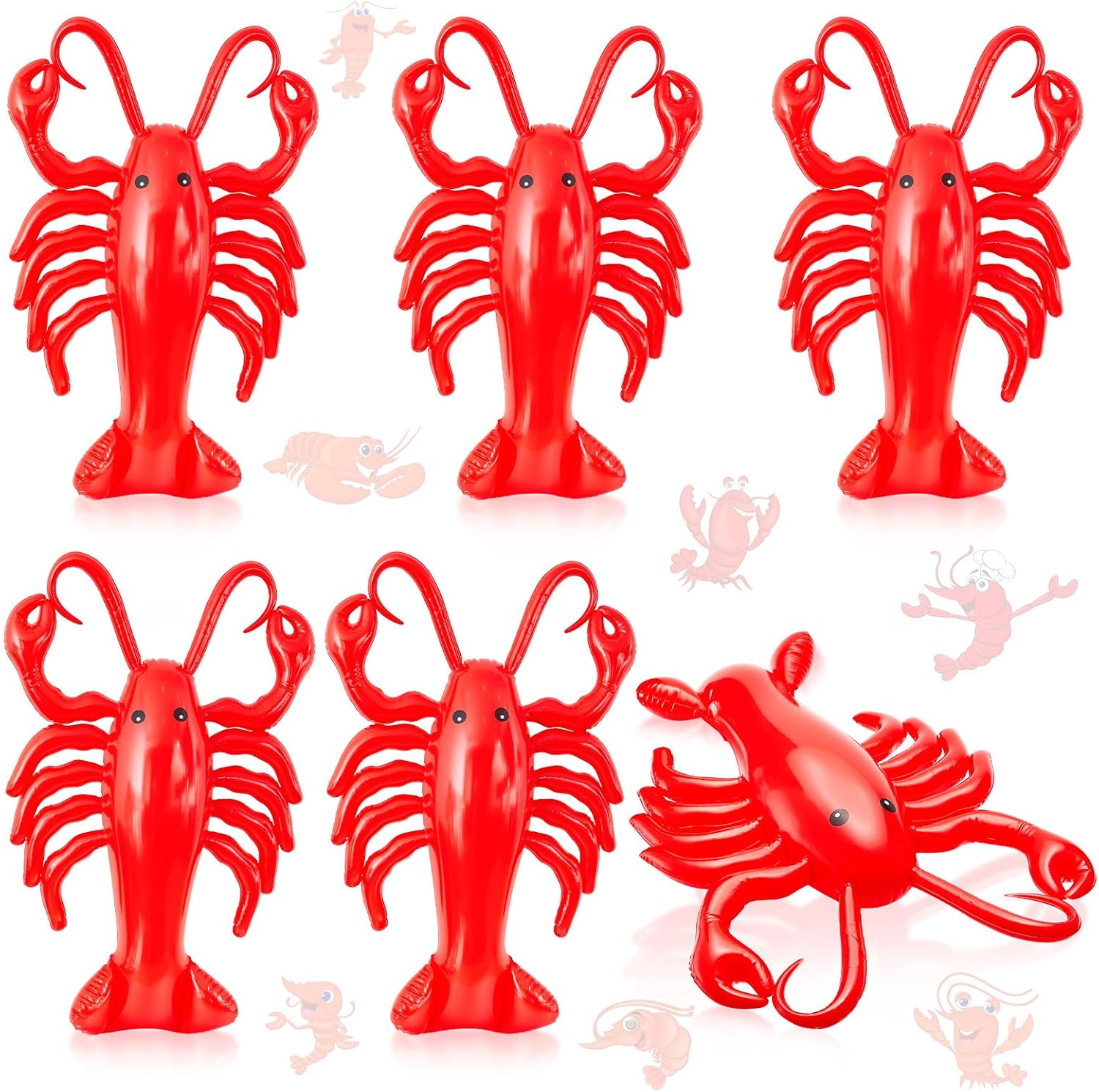 Certified 20 Inch Inflatable Lobsters Blow — WeirdThingsToBuy weird find