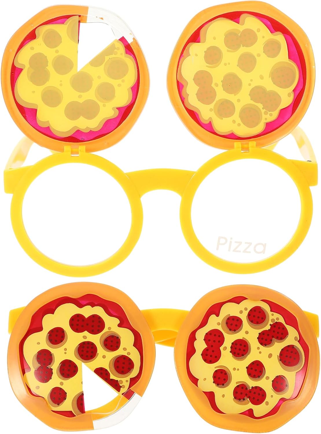 Certified 2pcs Pizza Sunglasses Funny Glasses — WeirdThingsToBuy weird find