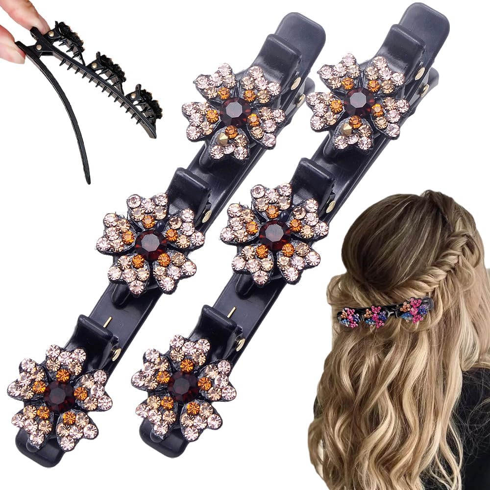 Certified 2pcs Sparkling Crystal Stone Braided — WeirdThingsToBuy weird find