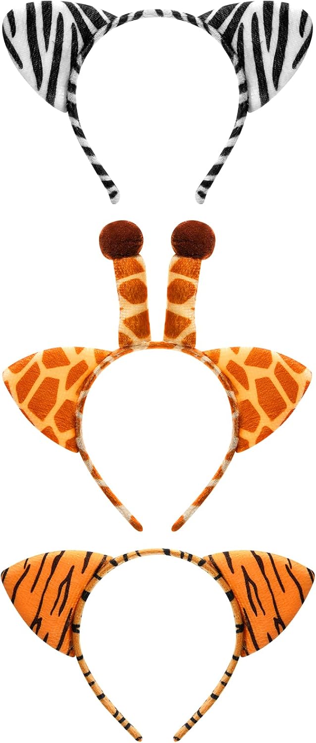Certified 3 Animal Ears Costume Headband — WeirdThingsToBuy weird find