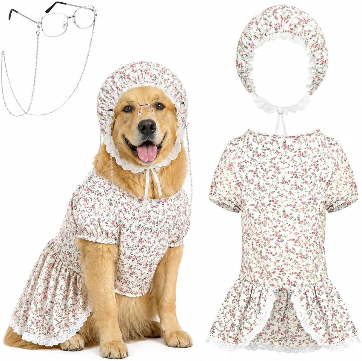Certified 3 Dog Grandma Costume Set — WeirdThingsToBuy weird find