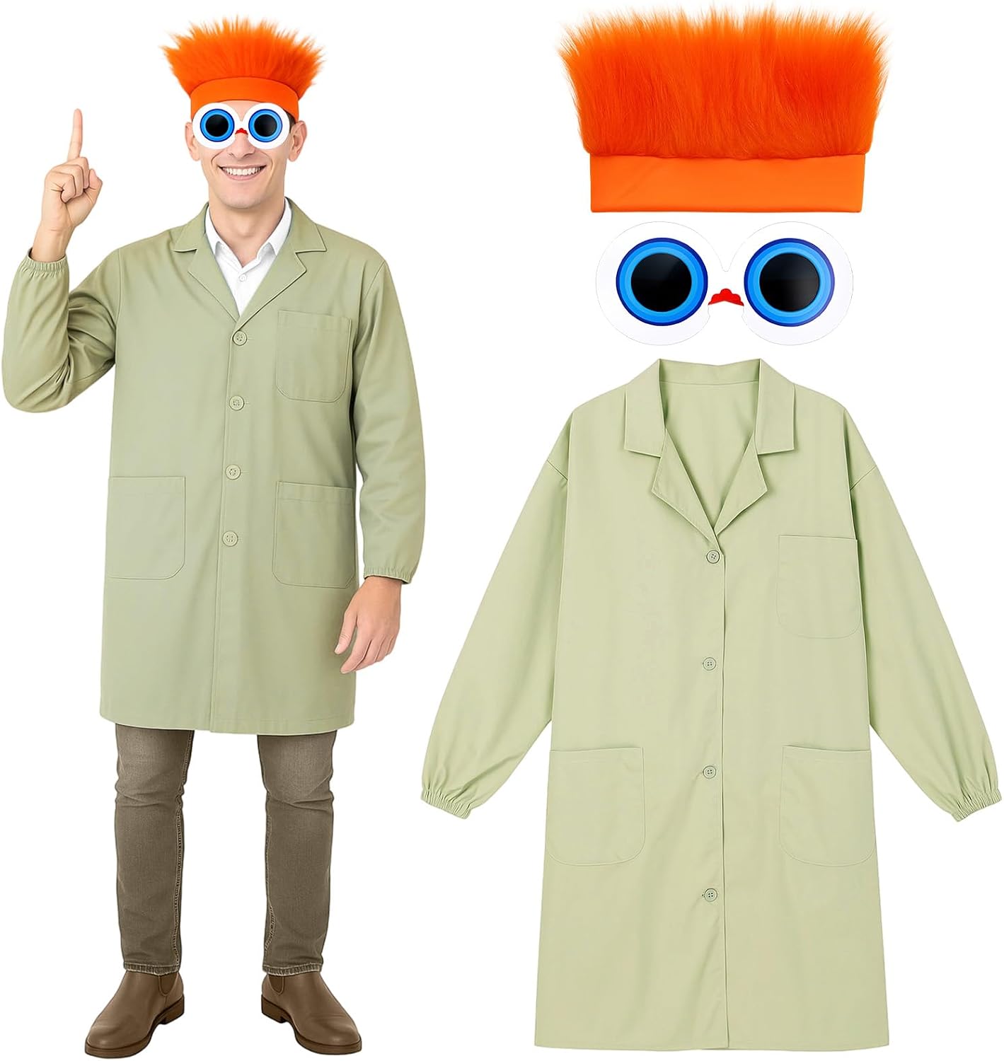 Certified 3 Halloween Scientist Costume Set — WeirdThingsToBuy weird find