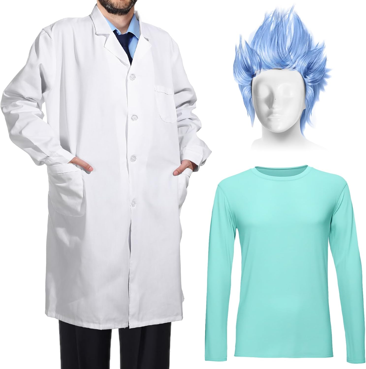 Certified 3 Scientist Costume Adult Men — WeirdThingsToBuy weird find