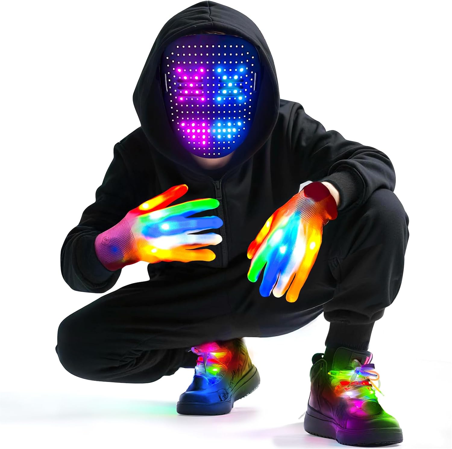 Certified 3 Set Led Mask Gesture — WeirdThingsToBuy weird find