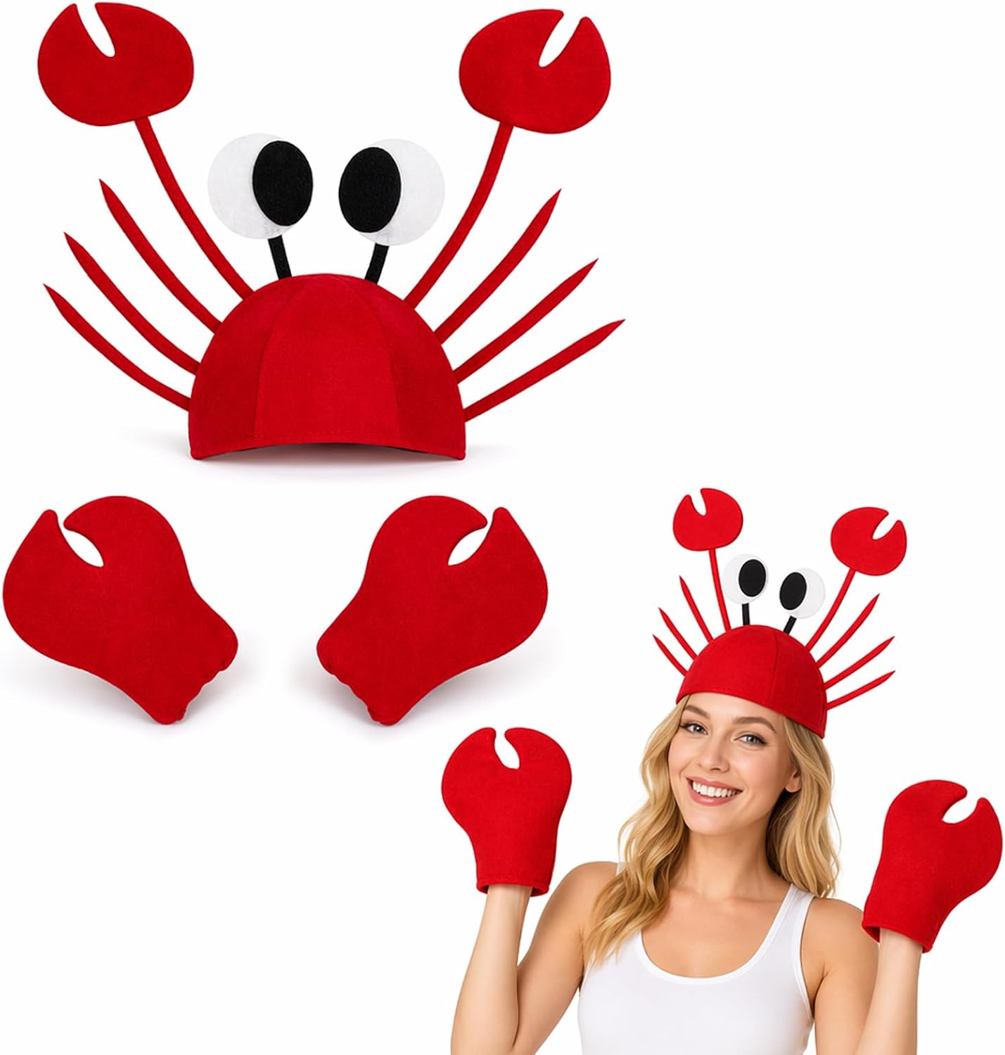 Certified 3pcs Crab Costume mr Krabs — WeirdThingsToBuy weird find