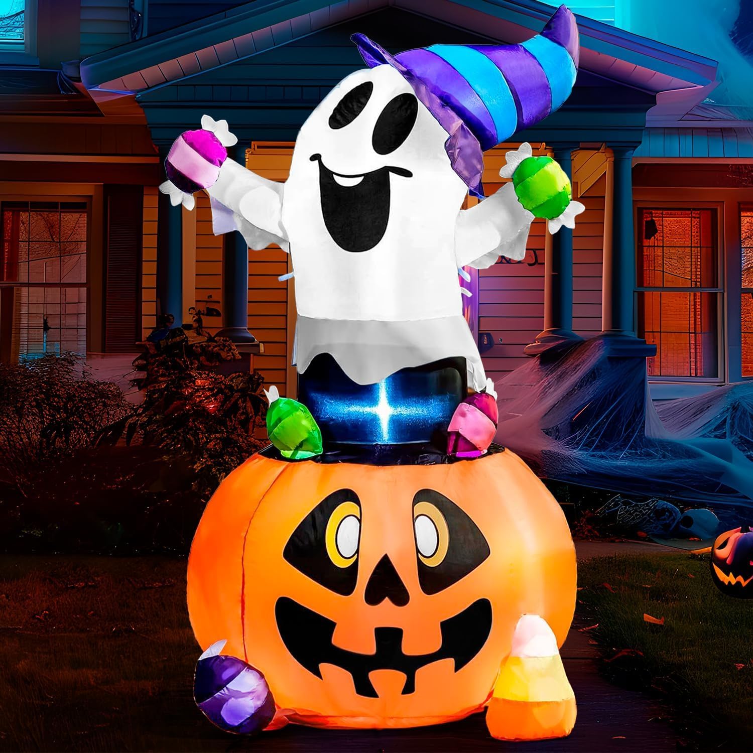 Certified 5 ft Tall Halloween Inflatable — WeirdThingsToBuy weird find