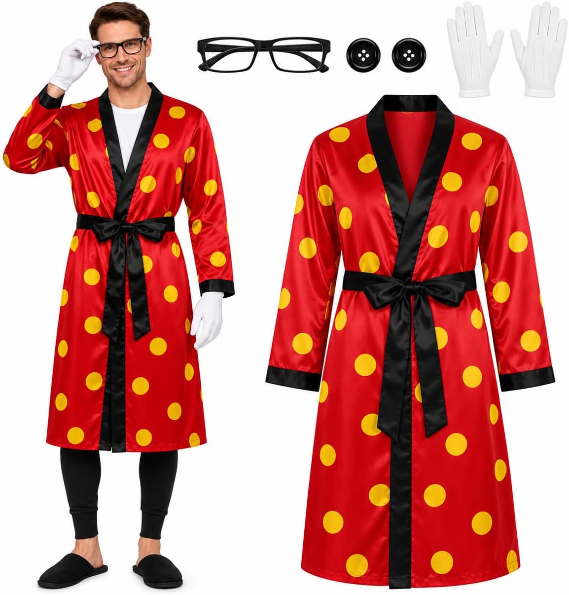 Certified 5 Red Polka Dot Costume — WeirdThingsToBuy weird find