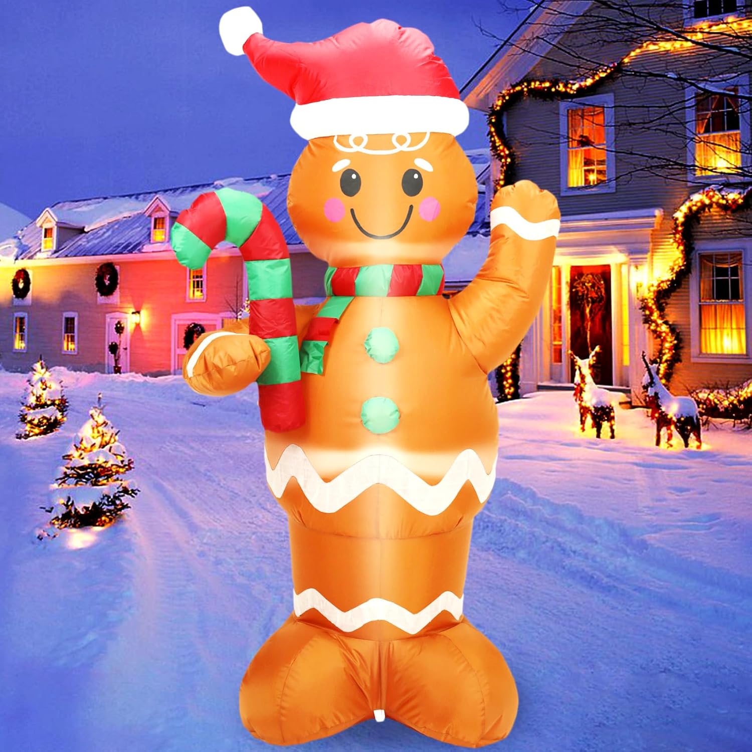 Certified 5ft h Lovely Christmas Inflatable — WeirdThingsToBuy weird find