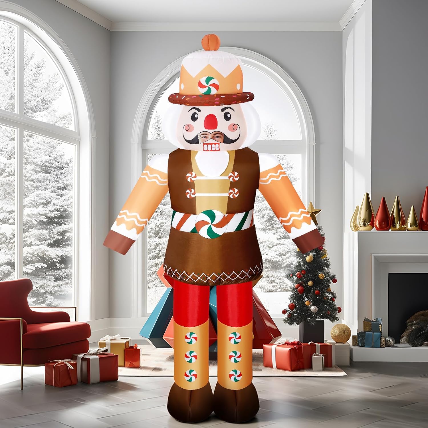Certified 6 5 ft Christmas Nutcracker — WeirdThingsToBuy weird find