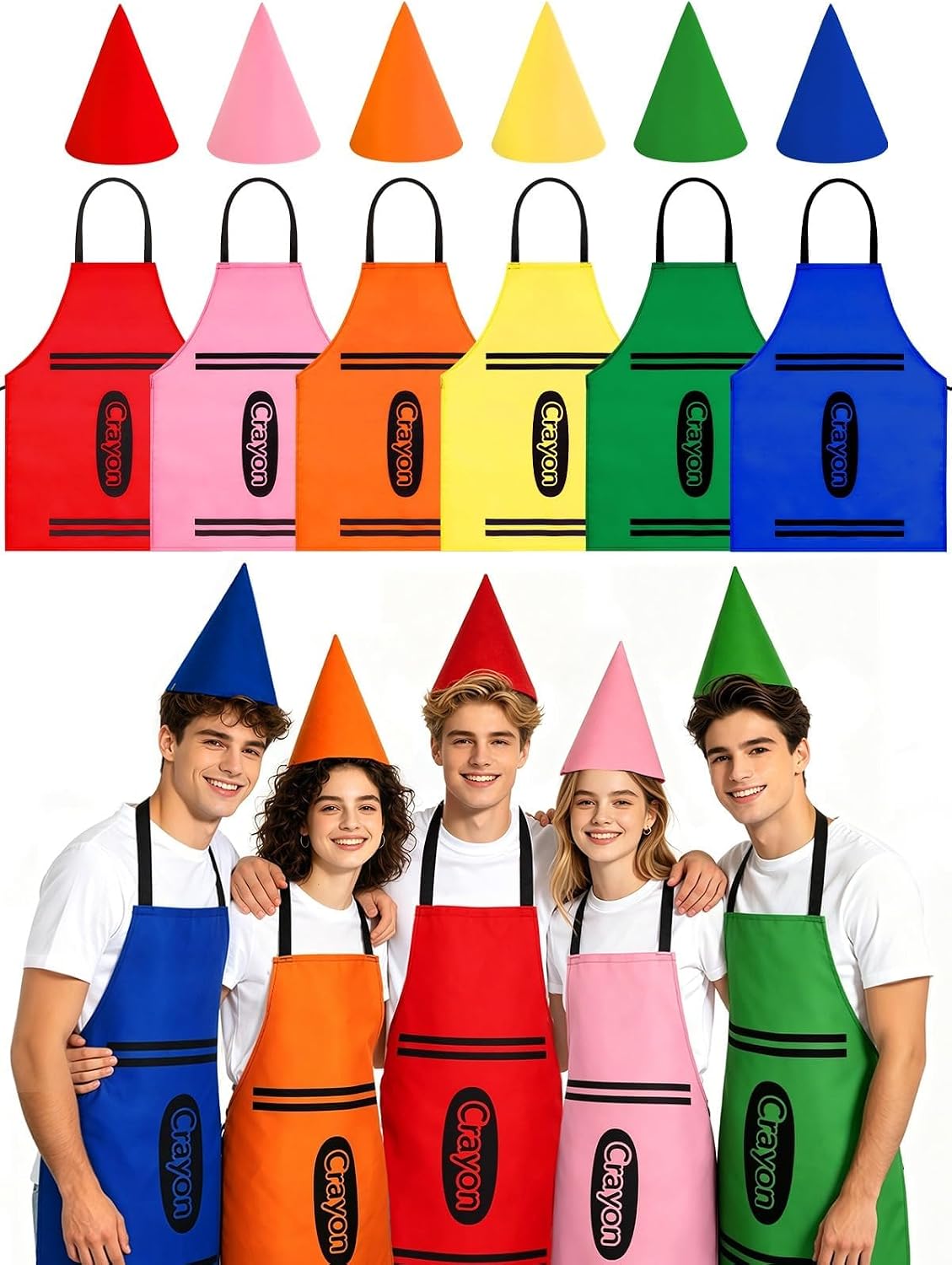 Certified 6 Pack Crayon Apron Costume — WeirdThingsToBuy weird find