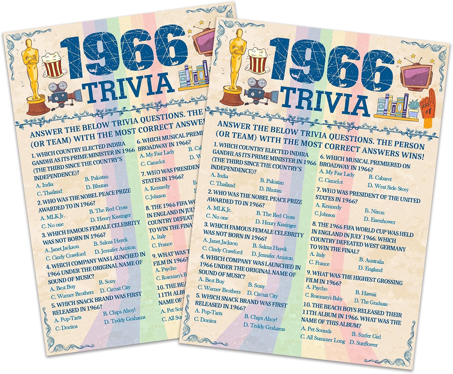 Certified 60th Birthday Party Games Vintage — WeirdThingsToBuy weird find