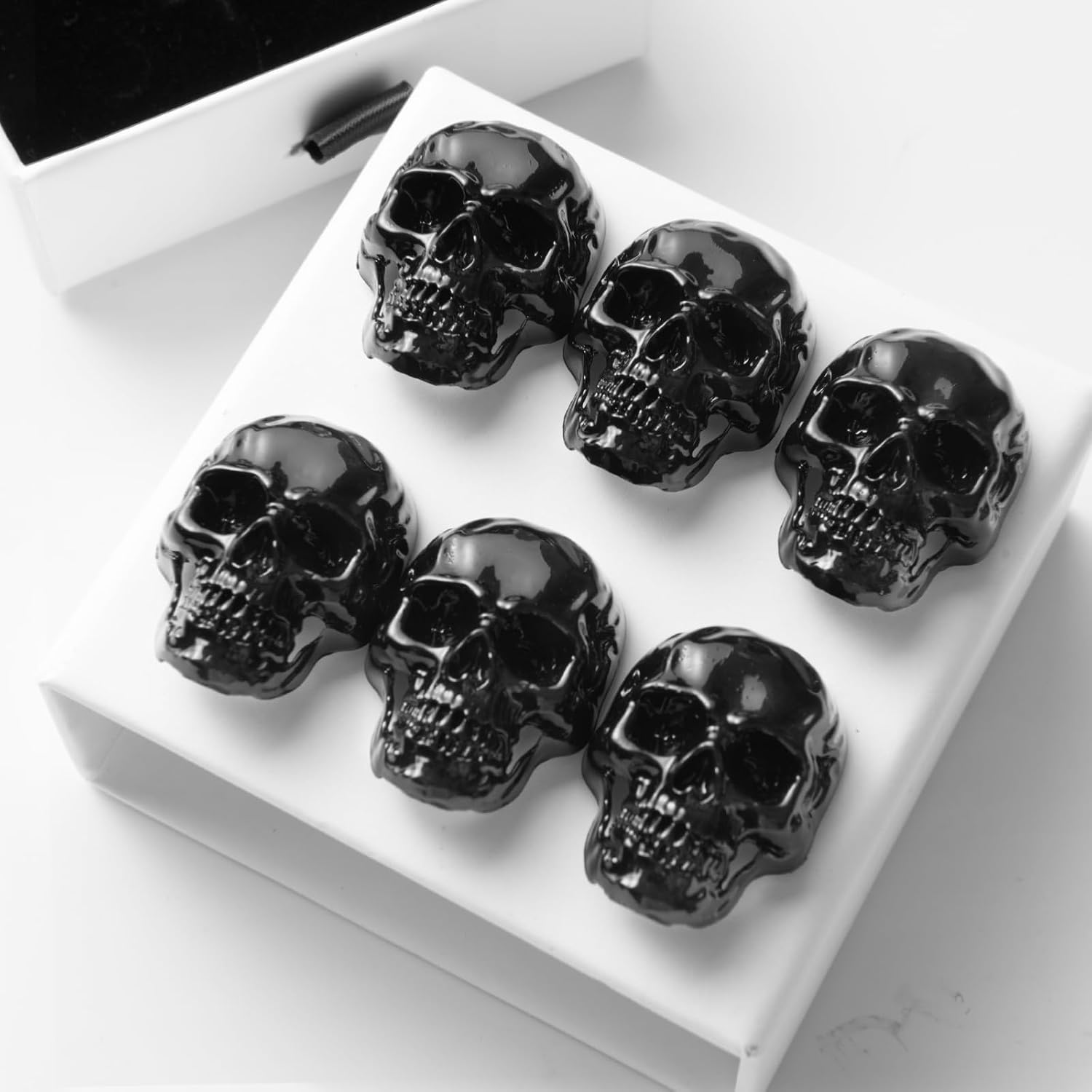 Certified 6pcs Skull Stainless Steel Refrigerator — WeirdThingsToBuy weird find