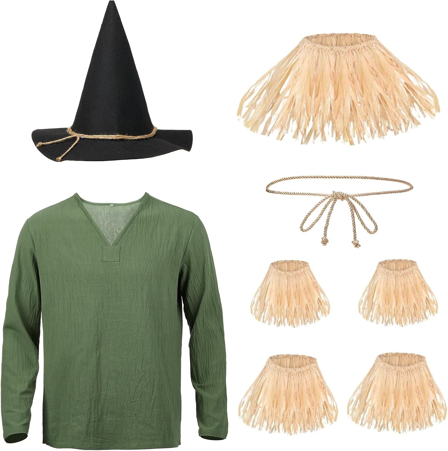 Certified 8 Halloween Men Scarecrow Costume — WeirdThingsToBuy weird find