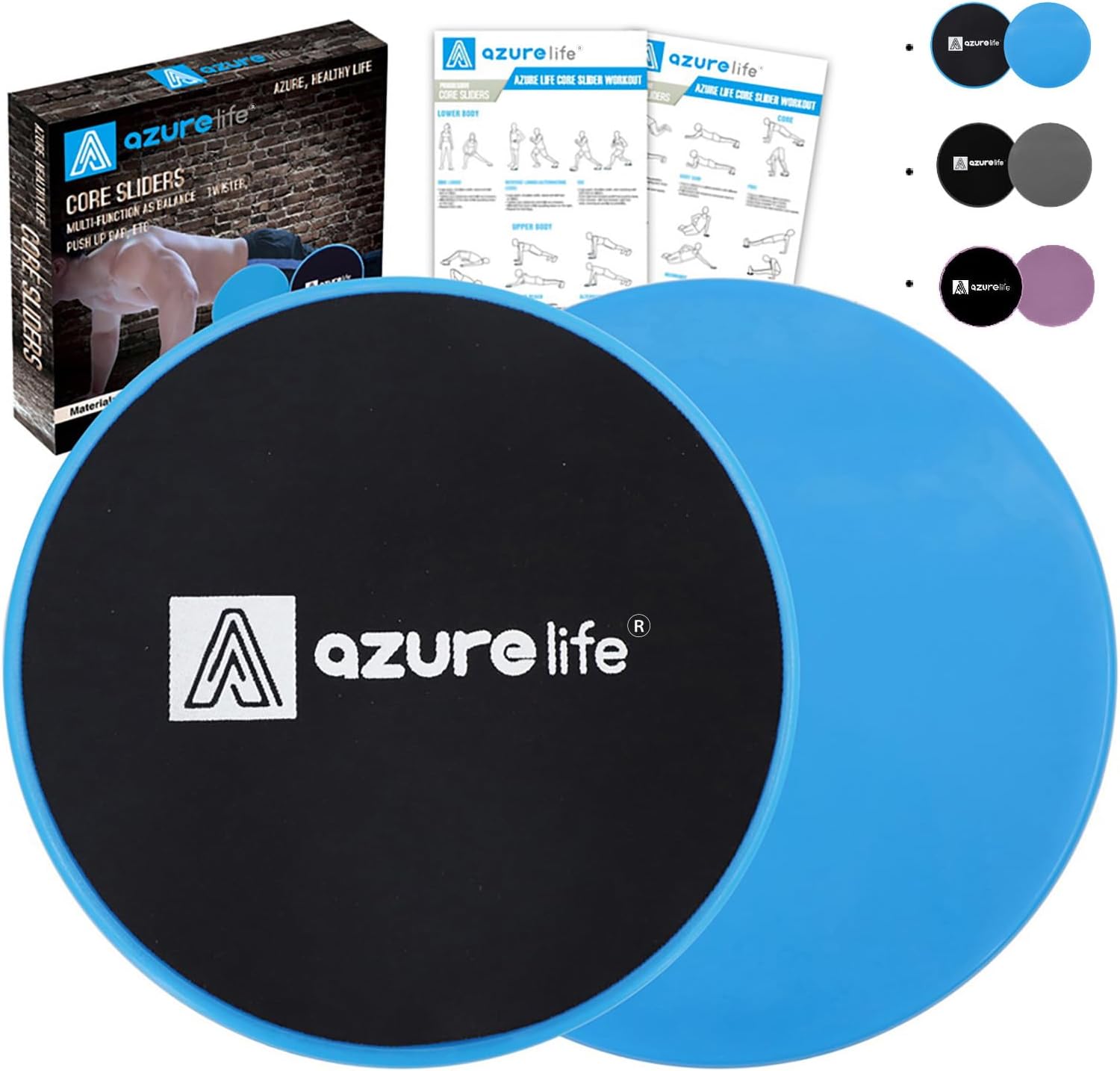 Certified a Azurelife Exercise Core Sliders — WeirdThingsToBuy weird find