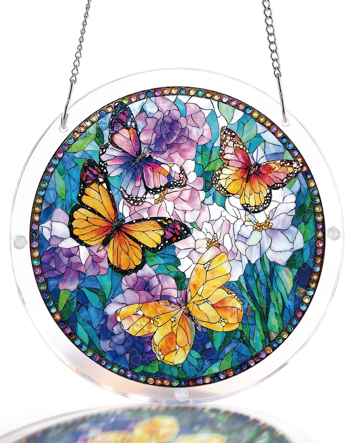 Certified Acrylic Puzzles Suncatcher Butterflies in — WeirdThingsToBuy weird find