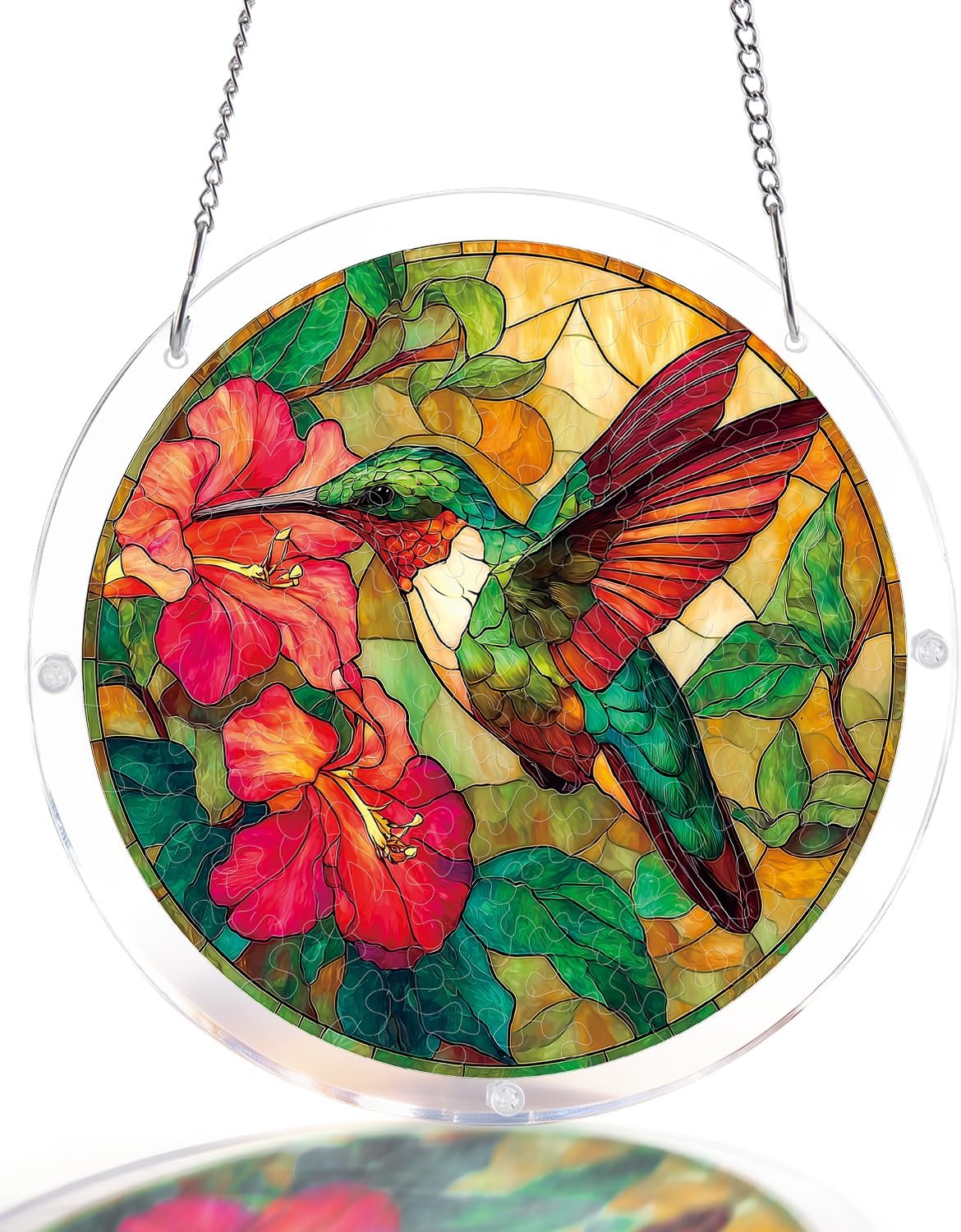 Certified Acrylic Puzzles Suncatcher Hummingbird 7 — WeirdThingsToBuy weird find