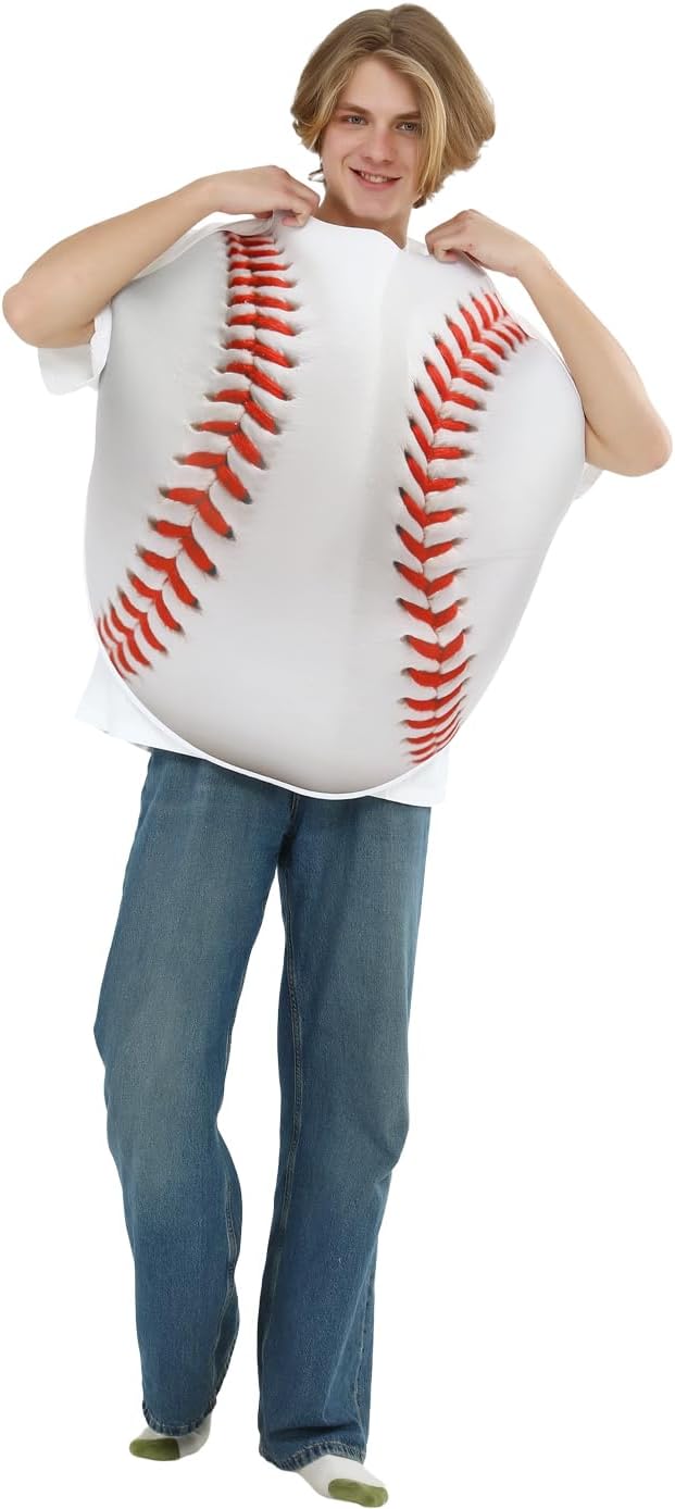 Certified Adult Baseball Costume — WeirdThingsToBuy weird find