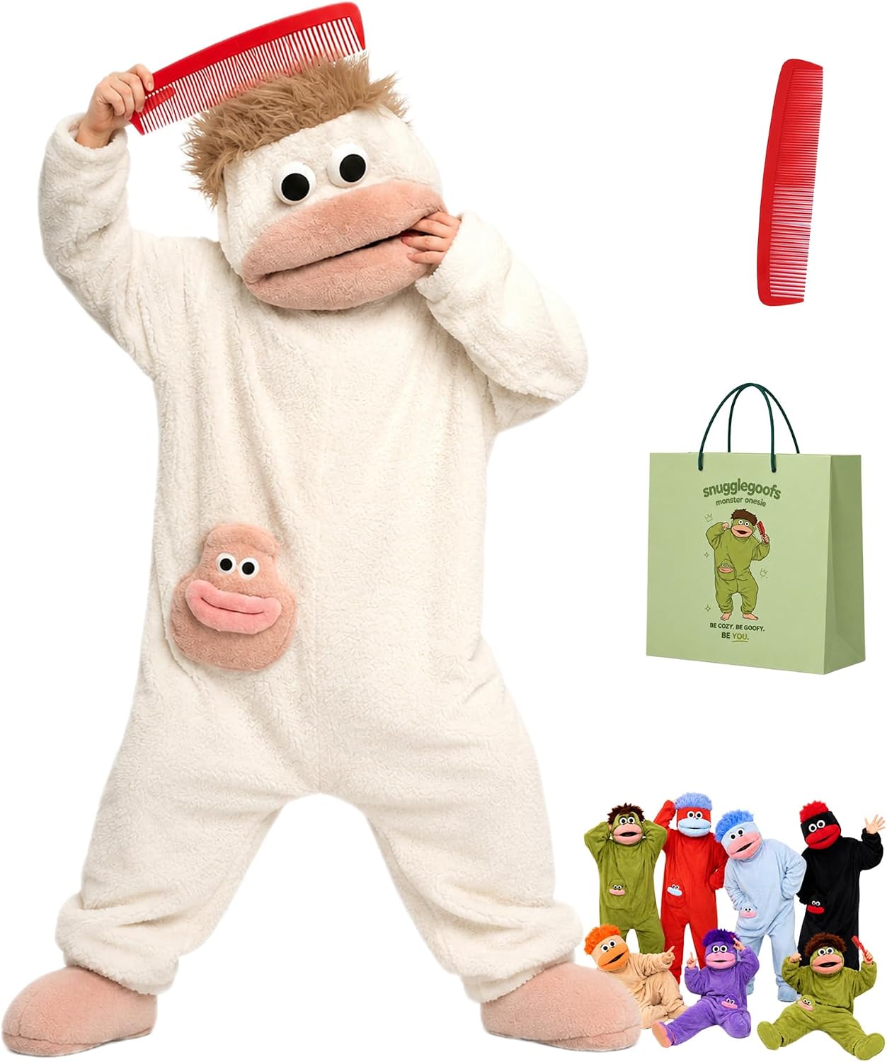 Certified Adult Big Mouth Monster Pajamas — WeirdThingsToBuy weird find