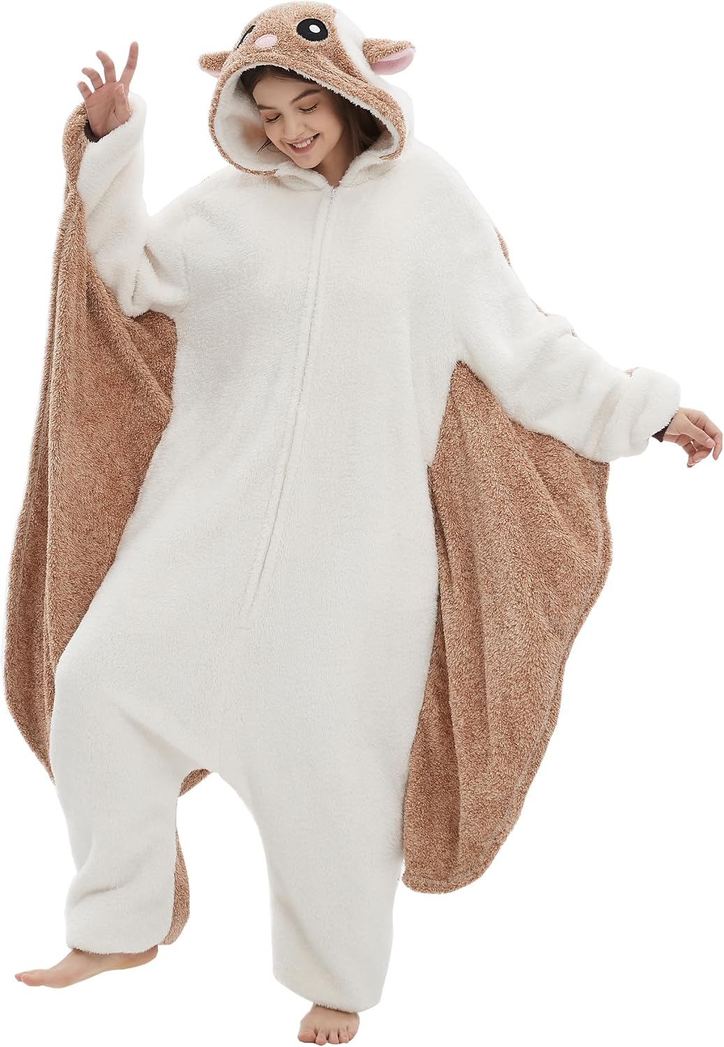 Certified Adult Flying Squirrel Onesie Cosplay — WeirdThingsToBuy weird find