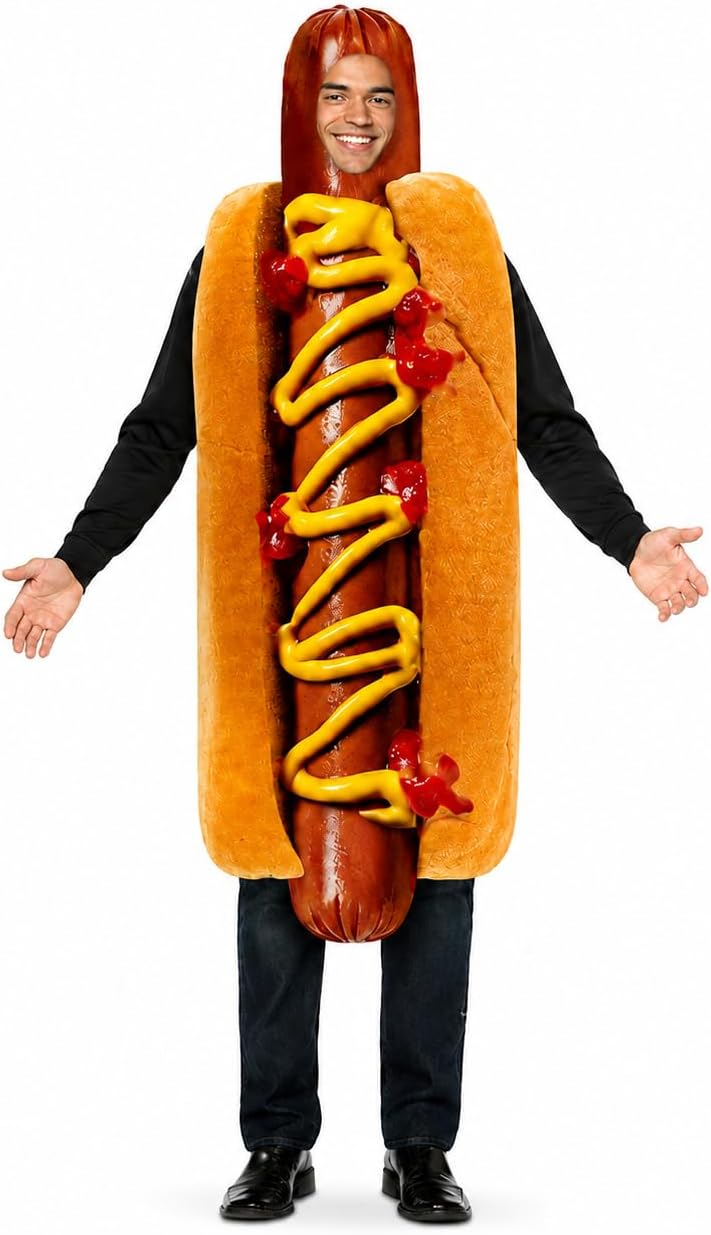 Certified Adult Hot Dog Costume Funny — WeirdThingsToBuy weird find