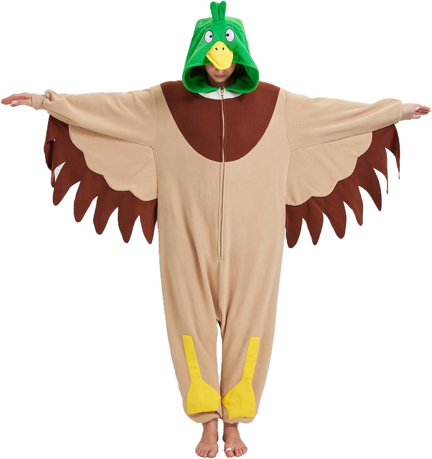 Certified Adult Mallard Duck Onesie Pajamas — WeirdThingsToBuy weird find