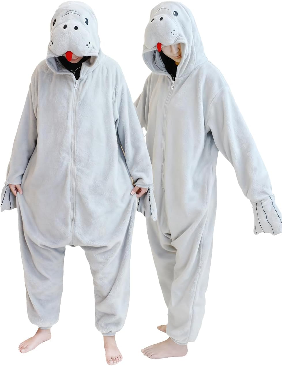 Certified Adult Manatee Costume Onesie Pajamas — WeirdThingsToBuy weird find