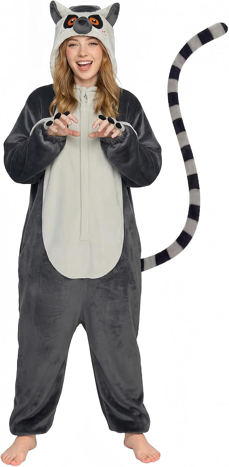 Certified Adult Onesie Halloween Animal Pajamas — WeirdThingsToBuy weird find