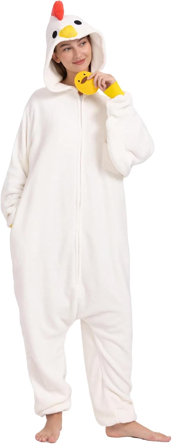 Certified Adult Onesie Pajamas Animal Costume — WeirdThingsToBuy weird find