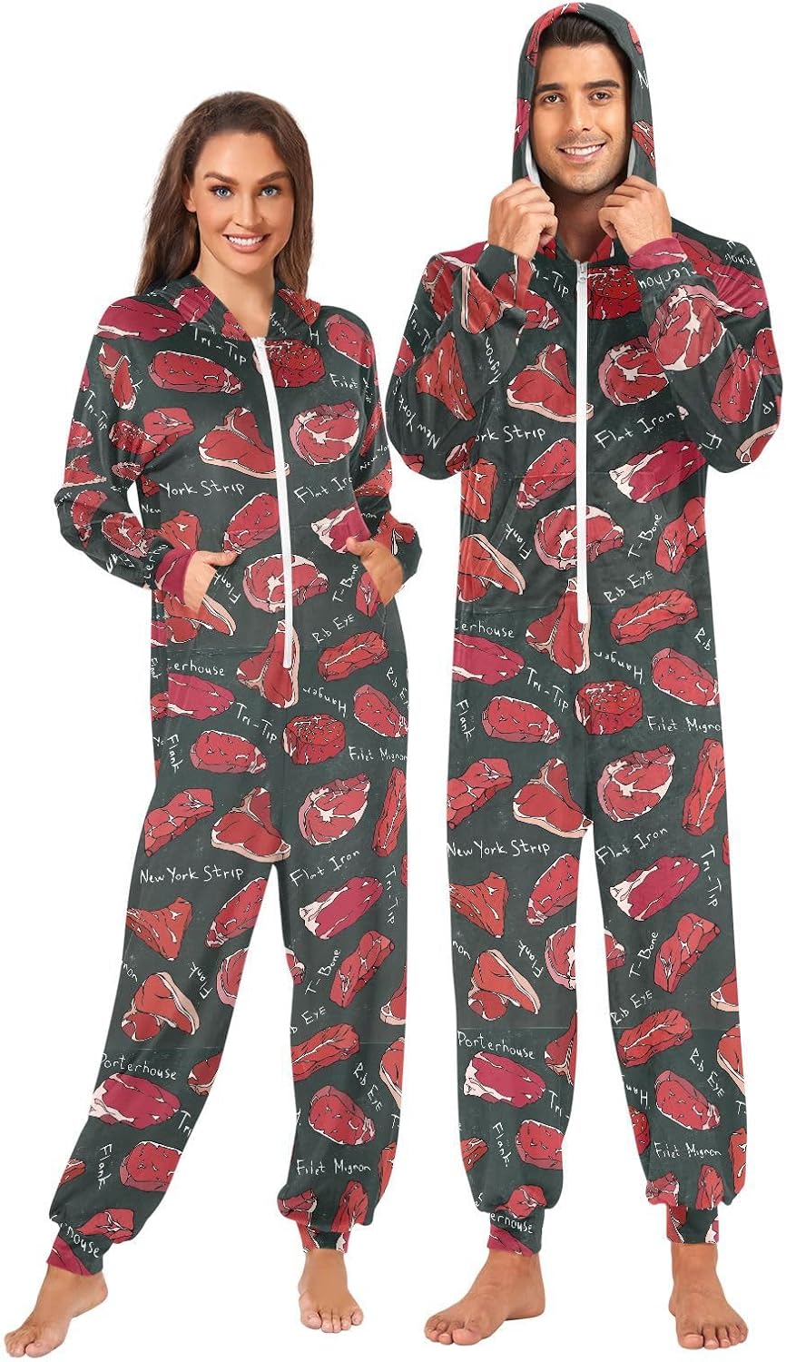 Certified Adult Pajamas Men Women Long — WeirdThingsToBuy weird find