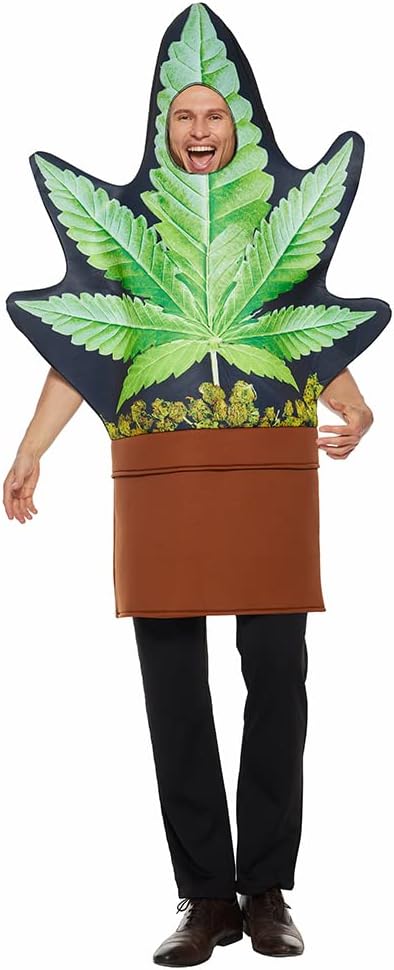 Certified Adult Pot Leaf Costume Funny — WeirdThingsToBuy weird find